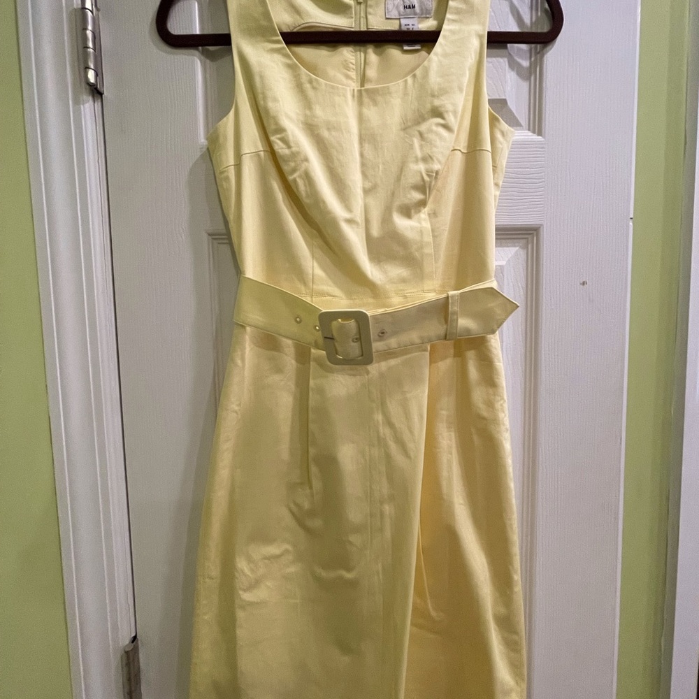 H&M Yellow Dress US 2 / Euro 32 (Equivalent to XS)